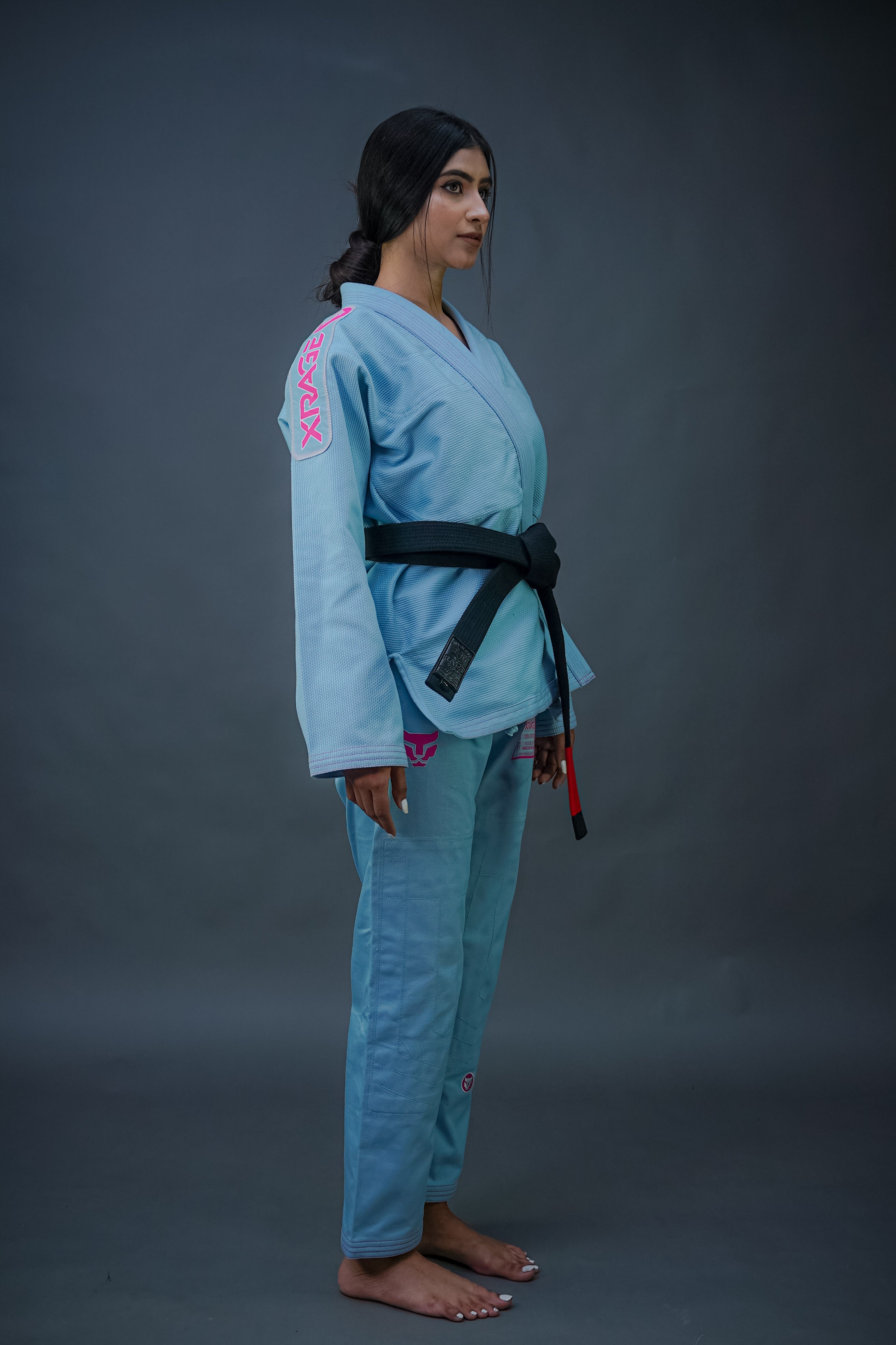 XRage Sports – Premium Women’s Jiu-Jitsu Gi (Sky Blue Edition)